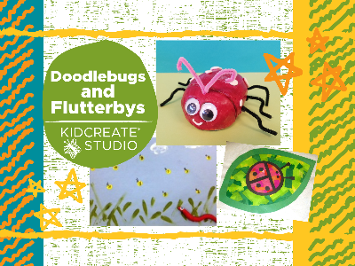 Kidcreate Studio - Dana Point. Doodlebugs and Flutterbys Weekly Class (18 Months-6 Years)