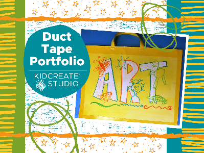 WELCOME WEEK- 50% OFF! Duct Tape Portfolio Workshop (5-12 Years) WELCOME WEEK- 50% OFF! Duct Tape Portfolio Workshop (5-12 Years)