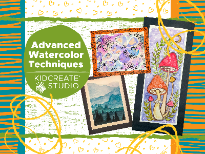 Advanced Watercolor Techniques Weekly Class (10-14 Years)