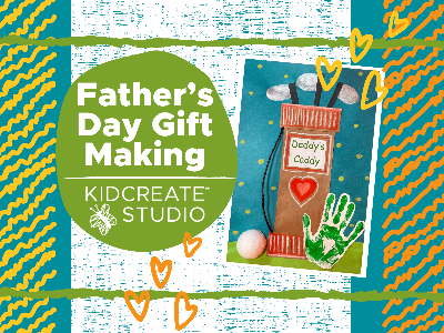 Kidcreate Studio - Fairfax Station. Father's Day Gift Making Workshop (18 Months-6 Years)