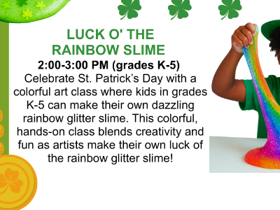 Arlington: Lock O' the rainbow slime